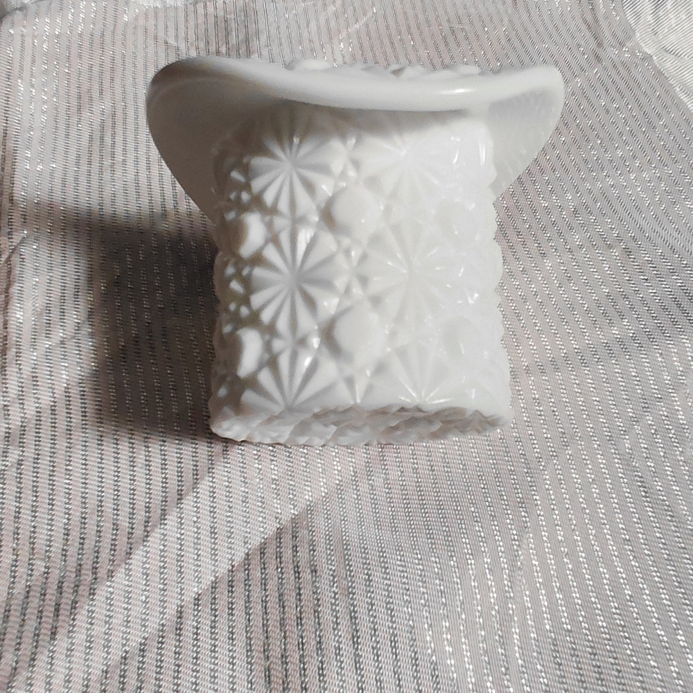 Chic White Textured Vase